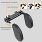 Beige Adjustable 3D Memory Foam Car Seat Headrest with Side Support, Universal Neck Pillow for Travel Comfort