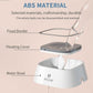 White Anti-Spill Floating Pet Water Bowl for Dogs and Cats - 1L Capacity, Splash-Proof and Anti-Wet Mouth Design