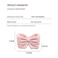 Pink Creative Ceramic Bowknot Toothbrush Holder - Elegant Bathroom Storage for Electric Toothbrush and Toothpaste
