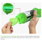 Green Portable Pet Water Bottle with Waste Bag Dispenser - 300ml Leak-Proof Travel Hydration Solution