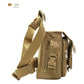 Khaki Tactical Outdoor Leg Bag - 900D Durable Multi-Layer Waist Pack for Cycling, Fishing, and Security