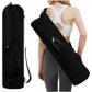 Black Durable Yoga Mat Carry Bag – Multi-Functional Fitness Backpack with Wet Pocket(Mugs are filming props, not included)