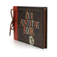 26*18CM 2 Pcs Vintage DIY Scrapbook Photo Album - Our Adventure Book for Travel and Memories