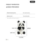 Ceramic Panda Tissue Box Holder - Creative Cartoon Napkin Dispenser for Home Decor