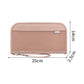 Pink Portable RFID Blocking Travel Passport Holder with Large Capacity