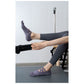 2 Pcs Grey Non-Slip Yoga Pilates Socks with Toe Design for Women - Cotton Blend with Anti-Slip Silicone Grip