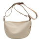 Black With Colored Suspenders Large Capacity Canvas Shoulder Bag - Casual Crossbody Dumpling Bag