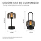 White Portable Rechargeable LED Lantern -Touch Control, Adjustable Brightness, USB Charging