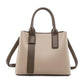 Light Brown And Brown Retro Fashion Handbag - Elegant Tote with Large Capacity for Work and Daily Use