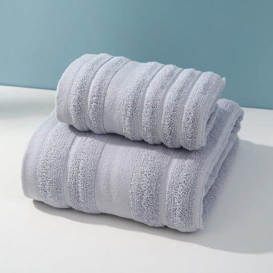 Light Grey Premium Soft Cotton Towels Set Absorbent, Quick-Dry, Comfortable and Durable, Available in Multiple Colors