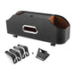 Black Car Seat Back Organizer - Multi-Function Storage Box with Tissue Holder, Cup Holder, and Phone Mount