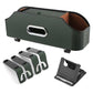 Green Car Seat Back Organizer - Multi-Function Storage Box with Tissue Holder, Cup Holder, and Phone Mount