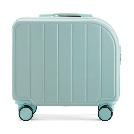 Mint Green 18-Inch Lightweight Carry-On Luggage - Waterproof & Anti-Theft Suitcase with Silent Universal Wheels