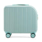 Mint Green 18-Inch Lightweight Carry-On Luggage - Waterproof & Anti-Theft Suitcase with Silent Universal Wheels