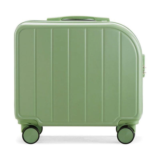 Olive Green 18-Inch Lightweight Carry-On Luggage - Waterproof & Anti-Theft Suitcase with Silent Universal Wheels
