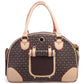 Portable Pet Travel Bag - Anti-Crush Dog Carrier for Outdoor Trips (L-42x29x18cm, Coffee Color)