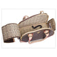 Portable Pet Travel Bag - Anti-Crush Dog Carrier for Outdoor Trips (L-42x29x18cm, Coffee Color)