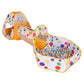 Orange 3-in-1 Kids Play Tent Set - Foldable Indoor/Outdoor Tunnel and Ball Pit with Fence