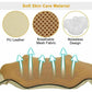 Portable Kneading Neck and Shoulder Massager with Heat - Four-Button Design, Beige