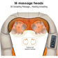 Portable Kneading Neck and Shoulder Massager with Heat - three-Button Design, Black