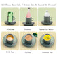 Green Multifunctional Cooling and Heating Cup with Mug - 10W Rapid Temperature Adjustment
