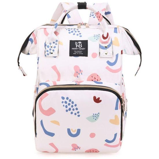 Large Capacity Multi-Functional Baby Diaper Backpack - Stylish and Travel-Friendly Mummy Bag Pink