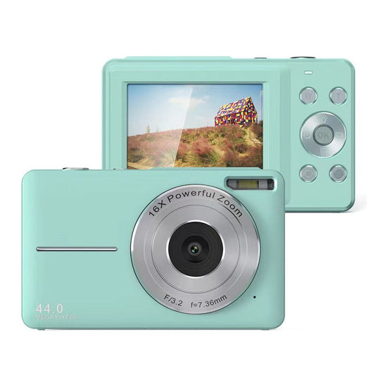 Pink DC403 Digital Camera Bundle - Fixed Focus, 2.4-Inch Screen, 32GB Memory Card Included