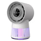 Portable Rechargeable Mosquito Killer Lamp with Adjustable Fan - 2400mAh Battery