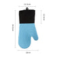 Gray Spiral Pattern Silicone Oven Mitts - Heat Resistant and Non-Slip Design (1 Pair/2 PCS)