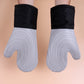 Purple Spiral Pattern Silicone Oven Mitts - Heat Resistant and Non-Slip Design (1 Pair/2 PCS)