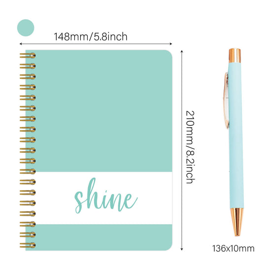 Kids Creative Journal Gift Set(Green) - Notebook, Pen, Stickers, and Accessories