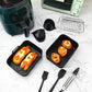 9-Piece Air Fryer Accessories Set - Silicone Liners, Grill Racks, Cooking Tools