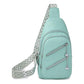 Waterproof Crossbody Sling Bag with Adjustable Strap - Mint Green