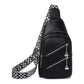 Waterproof Crossbody Sling Bag with Adjustable Strap - Black