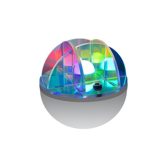 3W LED Acrylic Crystal Ball Night Light with Adjustable Colors - USB Powered