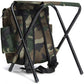 Camo Foldable Backpack Stool for Outdoor Camping, Fishing, and Hiking