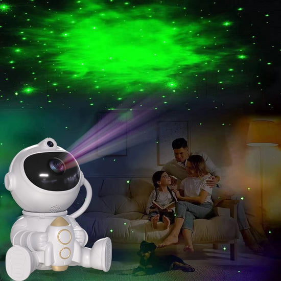 Astronaut Galaxy Projector Night Light with Remote Control(Rocket)