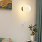 Astronaut Moon Wall Lamp with Warm Light,Diameter 20cm