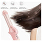 Pink Mini Cordless Hair Curler with Adjustable Heat Settings and USB Charging