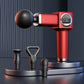 LC-007-Red Professional Massage Gun with LCD Display - Deep Tissue Muscle Massager