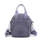 Purple Mini Waterproof Nylon Backpack - Lightweight Casual Crossbody Bag