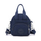 Blue Mini Waterproof Nylon Backpack - Lightweight Casual Crossbody Bag