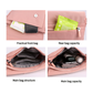 Black Compact Nylon Crossbody Shoulder Bag - Stylish and Lightweight Sling Purse