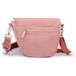 Gray Compact Nylon Crossbody Shoulder Bag - Stylish and Lightweight Sling Purse