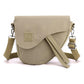 Apricot Compact Nylon Crossbody Shoulder Bag - Stylish and Lightweight Sling Purse