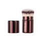 2PCS HG Short Retractable Brush - 116mm  Professional Makeup Brush  - High-Quality Synthetic and Animal Hair Brushes