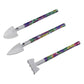 YL/Z05 Purple 5-Piece Compact Gardening Tool Set with Durable Case - Essential for Home Gardens