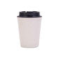 White 350ml Wheat Straw Double-Layer Coffee Cup - Eco-Friendly and Lightweight