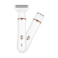 2-in-1 Electric Lady Shaver with Precision Tip - Portable and Rechargeable Grooming Tool