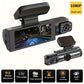 1080P Dual Dash Cam with Night Vision and G-Sensor - Motion Detection and Loop Recording